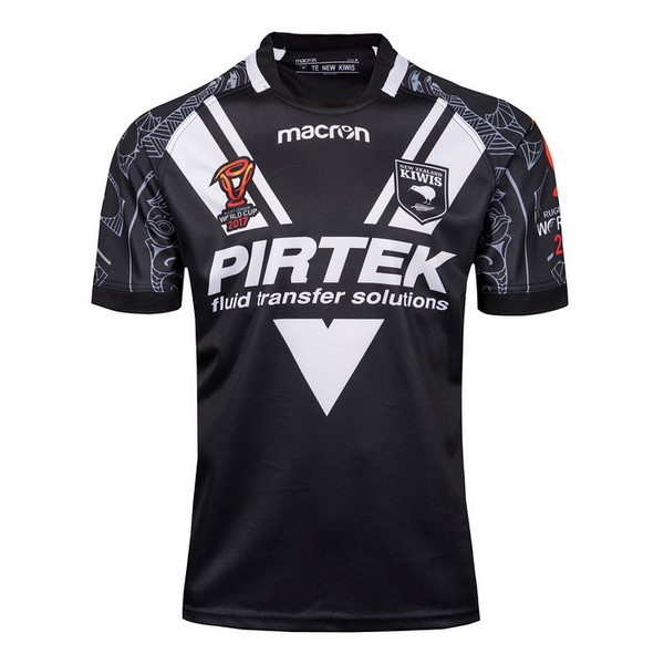 Maillot Rugby New Zealand Kiwis RLWC Domicile 2017 2018 Noir